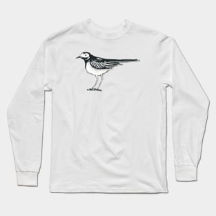 Pied Wagtail of Wagtown Long Sleeve T-Shirt